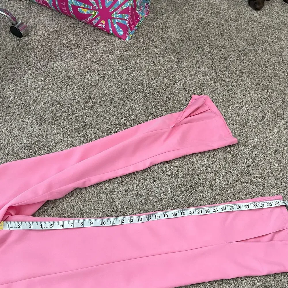 Do+Be Pink Slit Hem Flare Leg Barbiecore Pant Size S - Picture 6 of 12